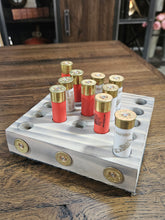 Load image into Gallery viewer, Shotgun Shell Tic-Tac-Toe Peg Gameboard