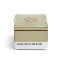 Load image into Gallery viewer, Paw Prints Inspired Keepsake Box - 4in