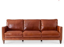 Load image into Gallery viewer, Italian Leather Sofa