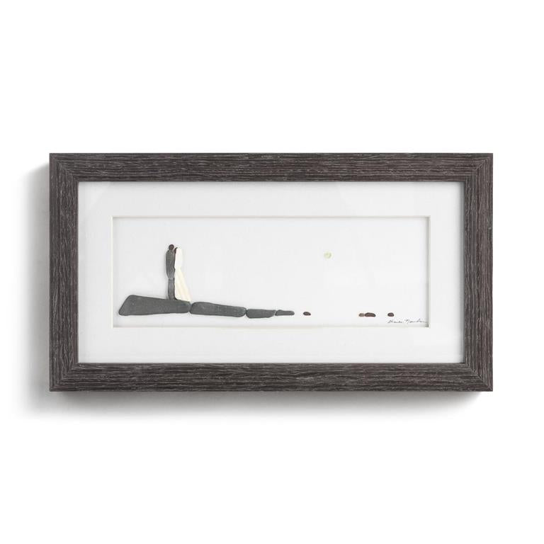 The First Day of Forever Gray Wall Art - 15x8in