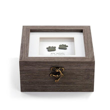 Load image into Gallery viewer, Paw Prints Keepsake Box - 6in
