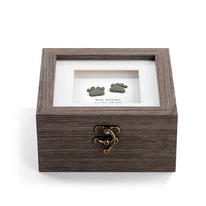 Paw Prints Keepsake Box - 6in