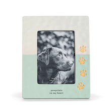 Load image into Gallery viewer, Inspired Paw Prints Ceramic Frame - 5x7in
