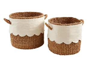 Scalloped Basket Set