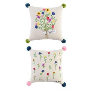 Floral Embroidery Pillows