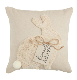 Square Tufting Bunny Pillow