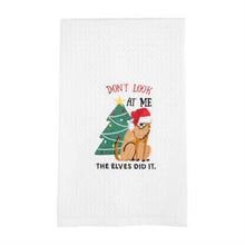 Load image into Gallery viewer, Embroidered Christmas Dog Towels
