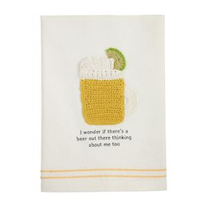 Beer Crochet Towel