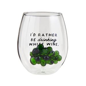 Green Grape Icon Wine Glass