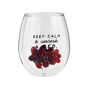 Purple Grape Icon Wine Glass