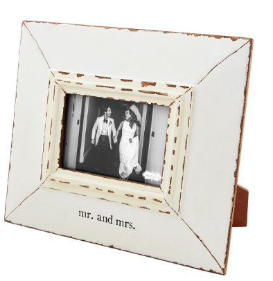 Mr. & Mrs. Distressed Frame (Landscape)
