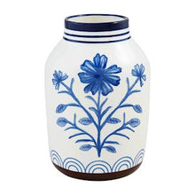 Load image into Gallery viewer, Blue Floral Vases
