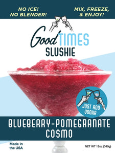 Blueberry Pomegranate Cosmo Slushie