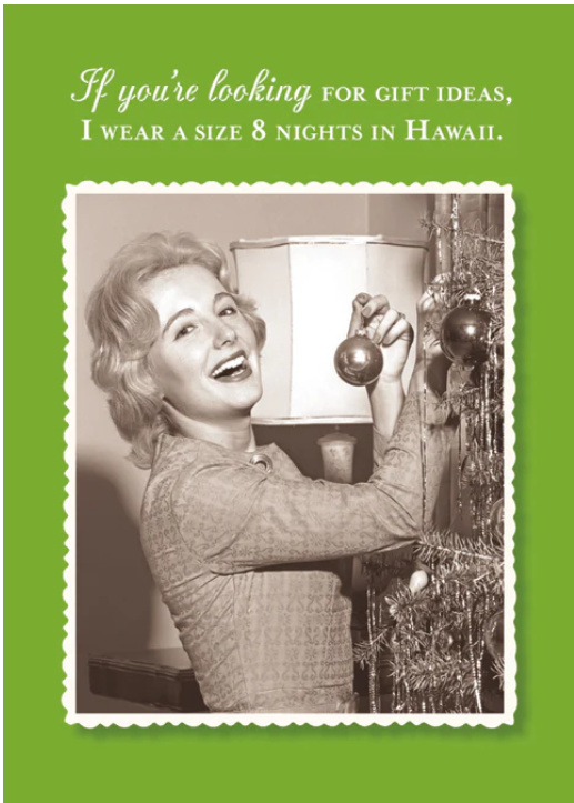 Nights In Hawaii Holiday Card