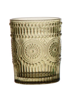 Embossed Drinking Glass