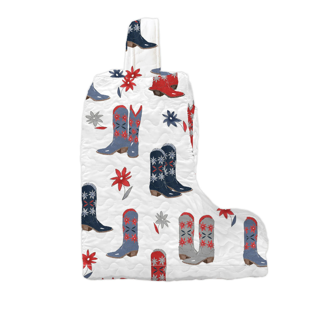 Daisy Boots Americana Quilted Boot Bag