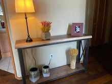 Load image into Gallery viewer, The Flat Iron Sofa Table
