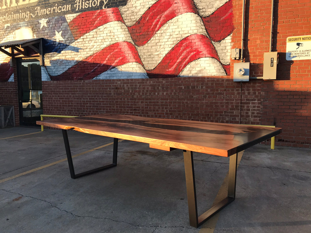 Cargo Epoxy Harvey River Table