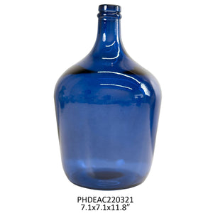 Cobalt Blue Carafe Bottle