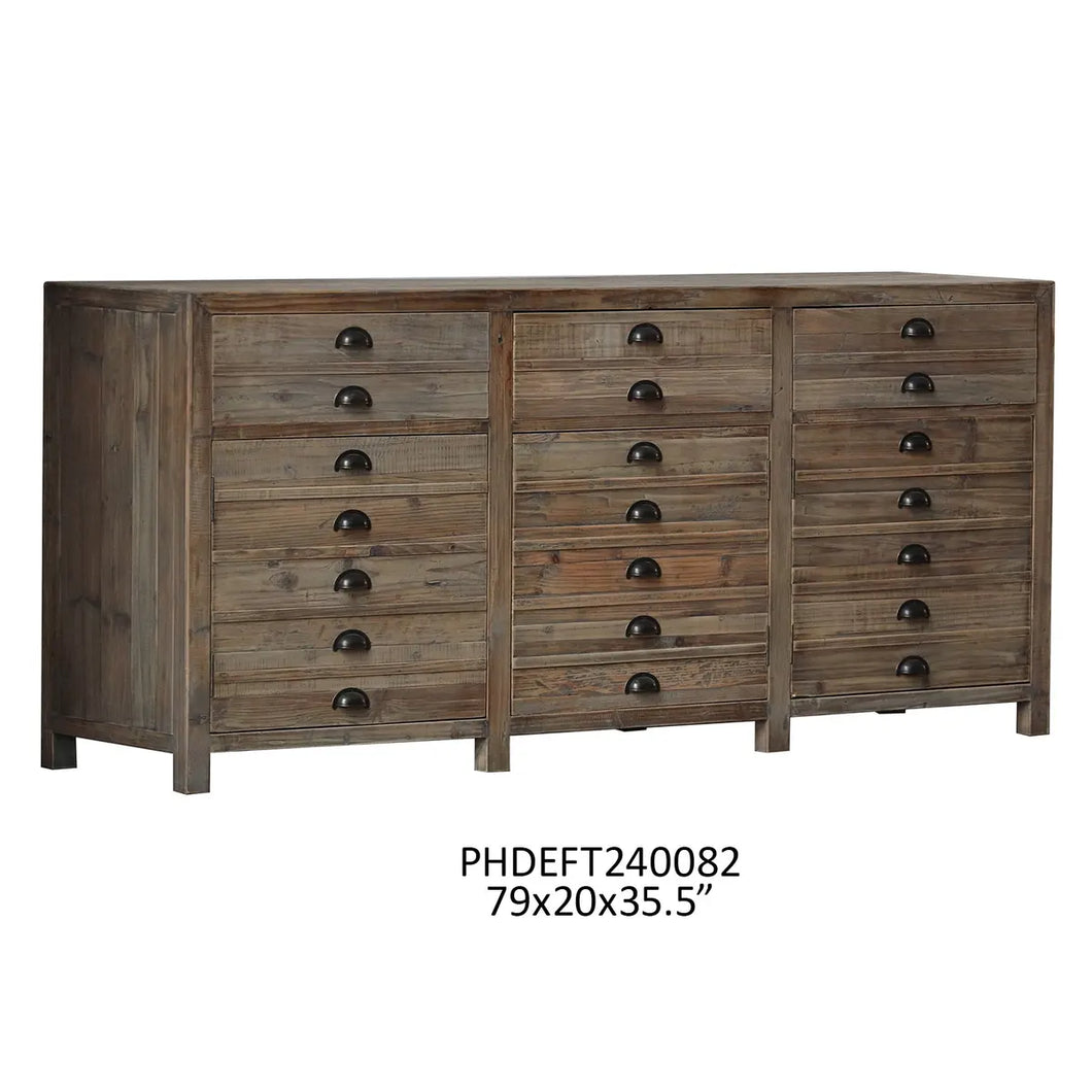 Triple Archive Sideboard