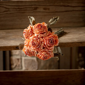 French Rose Bouquet Coral