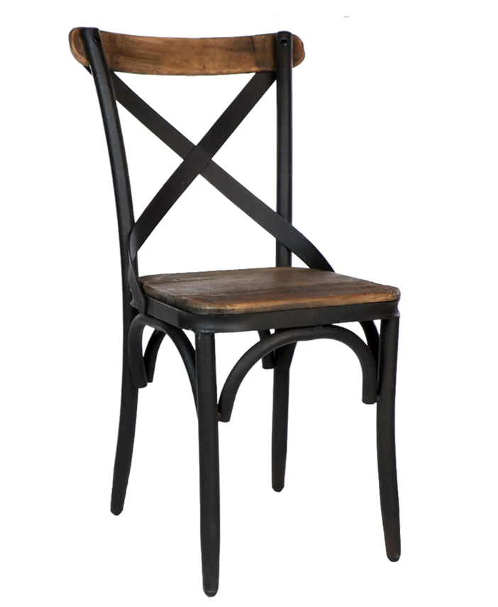 Crossroads Chair with Iron Back