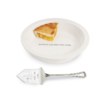PIE PLATE & SERVER SET