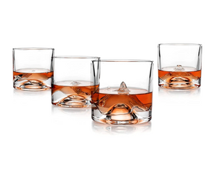 The Crystal Whiskey Peaks Glass Set Of 4