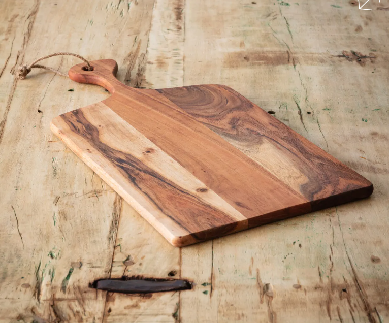 Wooden Live Edge Bread Board