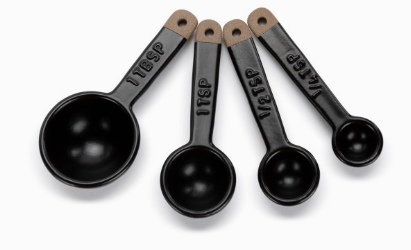 Black Measuring Spoons