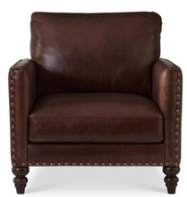 Load image into Gallery viewer, Italian Leather Arm Chair
