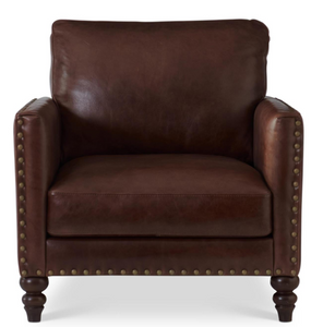 Italian Leather Arm Chair