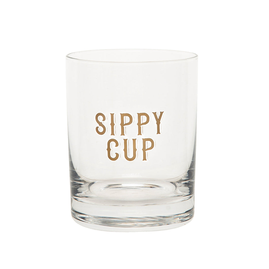 Sippy Cup Rocks Glass