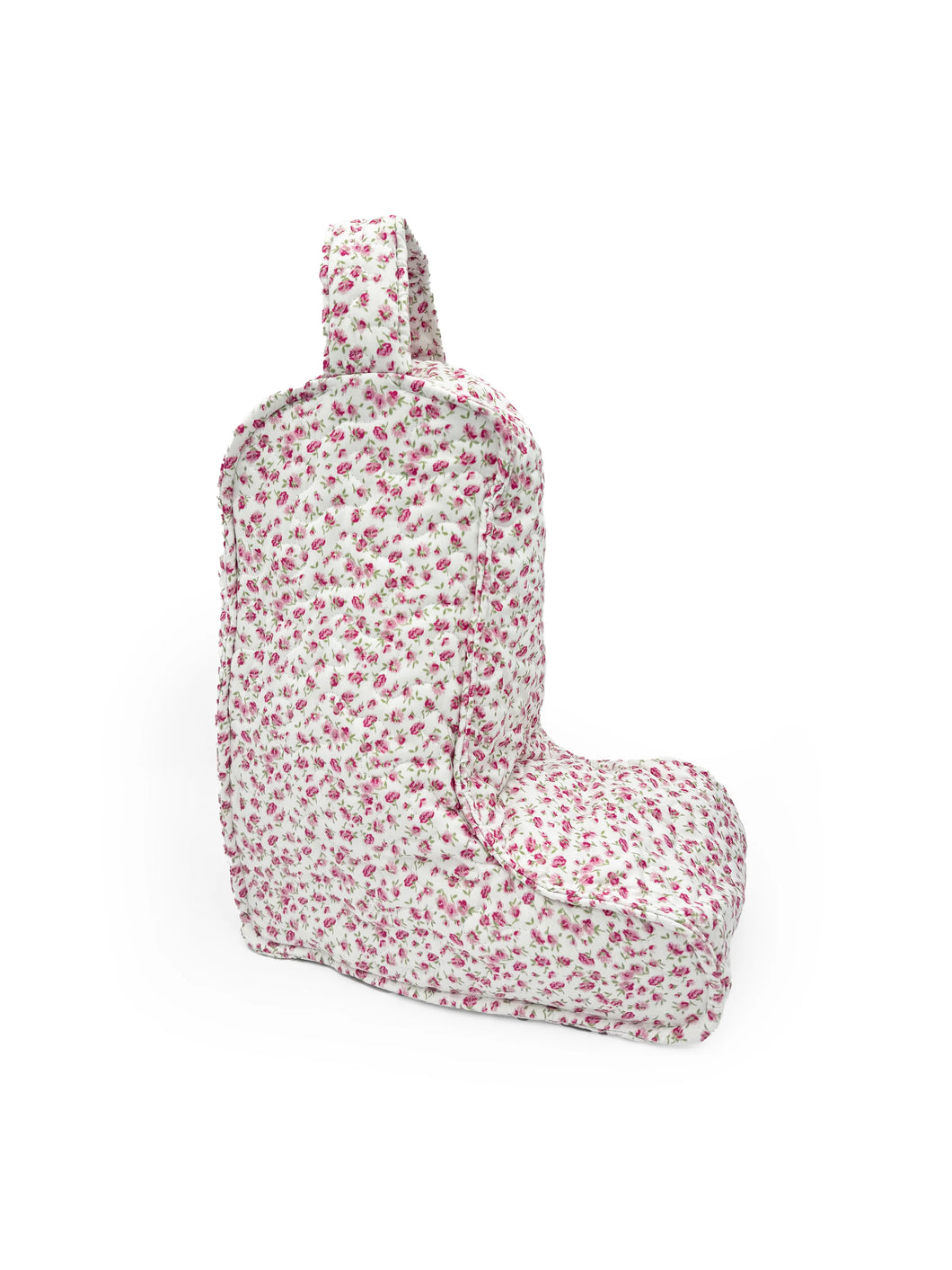 Tricia Floral Pink Quilted Boot Bag