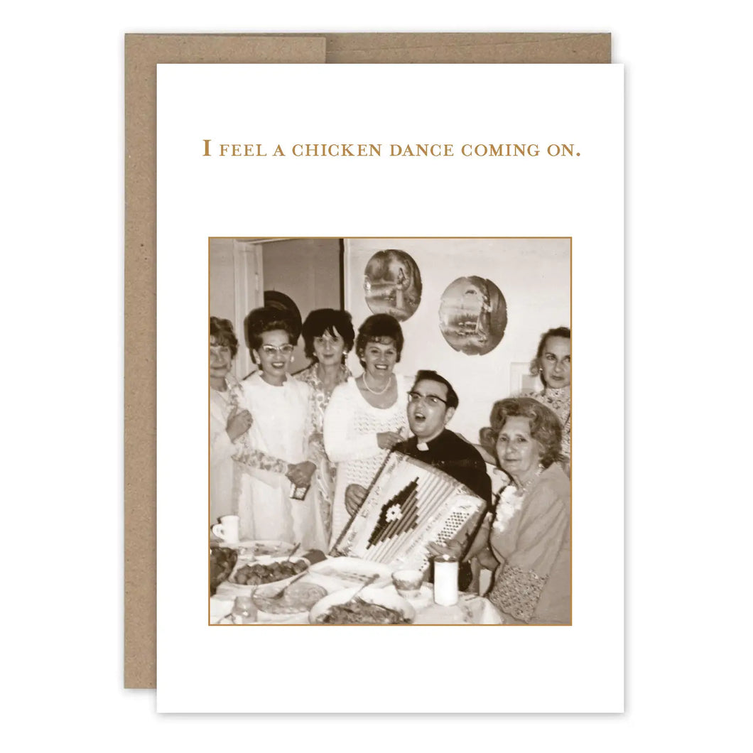 Chicken Dance Birthday Card