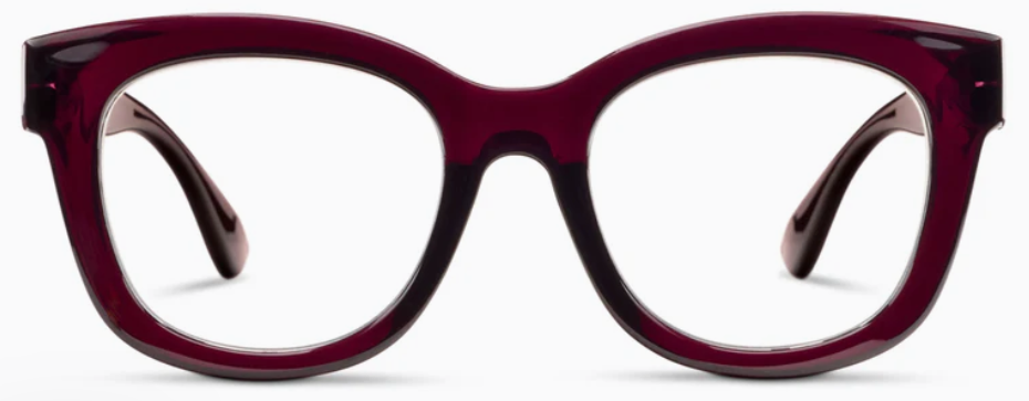 Center Stage Focus Dark Cherry Reading Glasses
