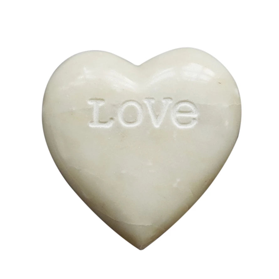 Soapstone Heart with Engraved 