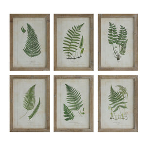 Framed Wall Decor with Fronds, 6 Styles