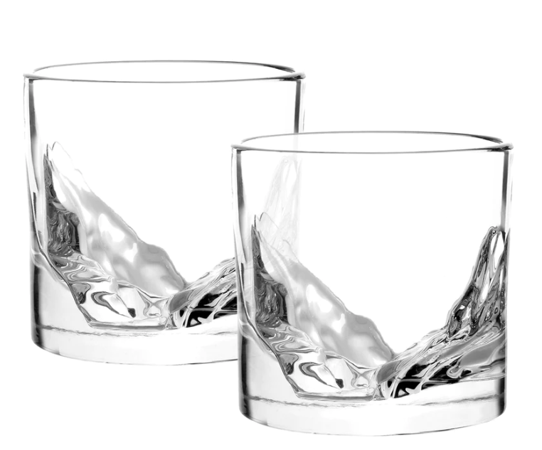 Grand Canyon Crystal Whiskey Glasses Set Of 2