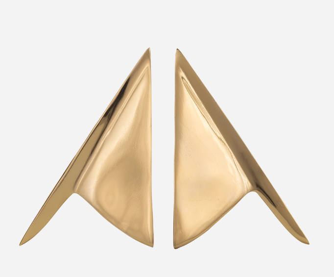 Lincon Gold Bookends -Set 2