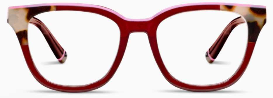 Ramona Reading Glasses Cherry/Chai Tortoise