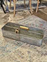 Load image into Gallery viewer, Tinwork Oblong Tray with Handles
