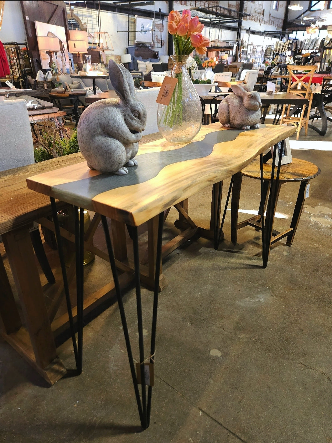 Hair Pin Sofa Table