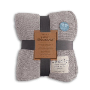 Together Time Family Mega Blanket Warm Grey