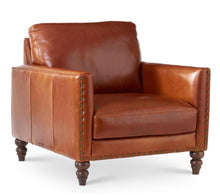 Load image into Gallery viewer, Italian Leather Arm Chair
