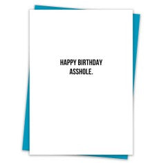 HBD Asshole Card