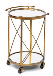 Hampton Round Tray Serving Cart