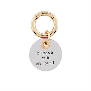 Dog Collar Charm- Rub My Butt