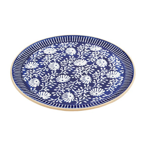 Indigo Platter Set