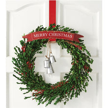 Load image into Gallery viewer, Preserved Flax Boxwood Wreath

